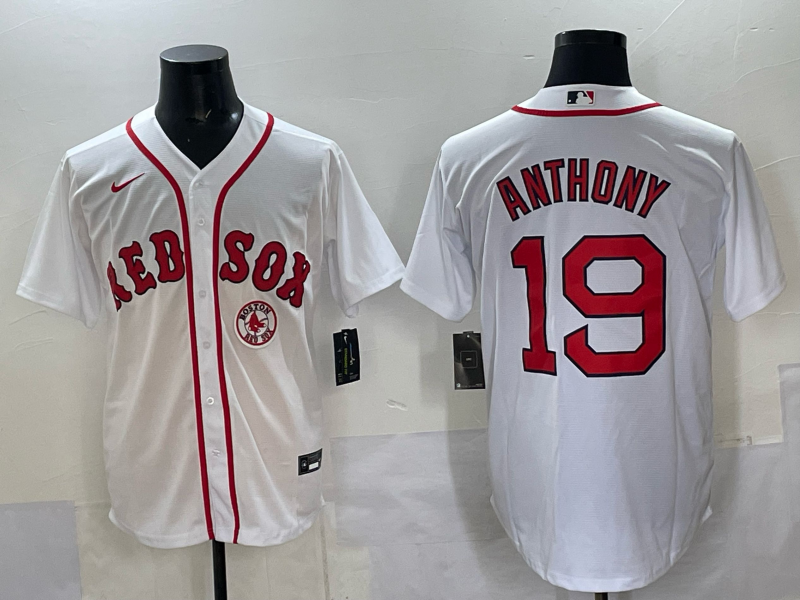 Men 2025 Boston Red Sox #19 Anthony white Nike MLB Jersey style 013